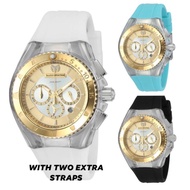 TechnoMarine Cruise Pearl with Silicone Strap and Gold Dial TM-116002