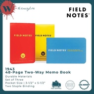 Field Notes 1943 Notebook [Set of 3]