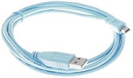 USB 2.0 - Console Cable Compatible/Replacement for Cisco USB-A-Male to Mini-B Cord - 6 Feet (1.8 Met