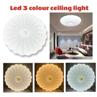 Led ceiling surface light 3 colour Led light / round light / led lampu ceiling bulat