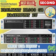 Server HP DL380e Gen8 2x E5-2450 16C 32T Ram 32GB