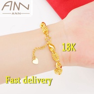 [Local stock] COD Original Saudi Gold 18k Pawnable Legit Bracelet Sale Bracelet for Women Transfer Beads Pawnable Fashion Exquisite Bracelet Bring Good Luck Girlfriend Birthday Gifts