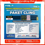 K VISION Paket CLING 1Tahun/360 Hari MNC GROUP K-VISION CL12