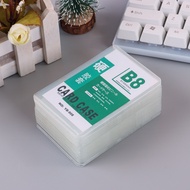 Double-Sided Transparent B8 Hard Rubber Case Small Card Protective Case Aidou Star Photo Storage Cas