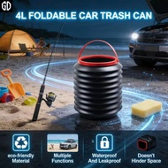 GD MALL Car Trash Bin Can Folding Mini Storage Bag Box Portable Fishing Retractable Water Bucket