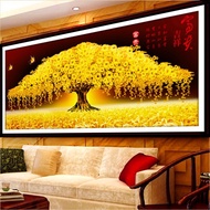 DIY lucky money tree Full Round Diamond Embroidery painting，bead painting