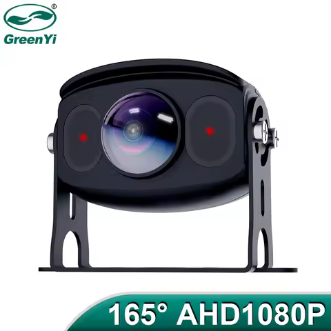 GreenYi 165° AHD 1920*1080P Car Rear View Camera Fisheye Lens IR Infrared Night Vision WDR Vehicle C