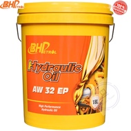 READY STOCK 18 LITER BHP AW32 EP HYDRAULIC OIL OFFER LORI BAS LORRY VAN 100% ORIGINAL FAST SHIPPING