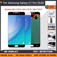 5.7 Inches Lcd For Samsung Galaxy C7 Pro Display SM-C7010 C701F SM-C7018 Touch Ditigizer Screen Asse
