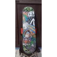 skateboard deck/papan skateboard, scratch × croz limitid edition