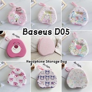 READY STOCK For Baseus D05  Headphone Case Summer Style Cartoon EVA Earpads Casing Box Headset Stora