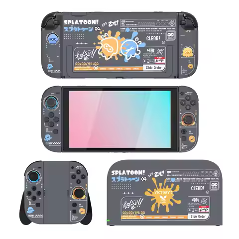 Splatoon 3 Sticker Skin for Nintendo Switch 2 Console Dock Charger Stand Holder Joy-con Controller V