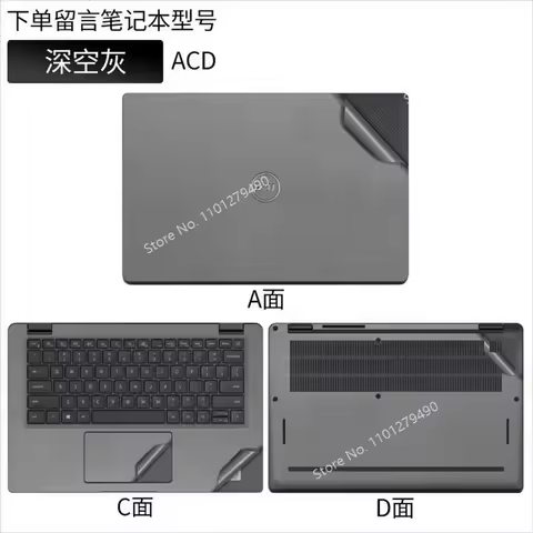 Pre Cut Laptop Vinyl Decal Cover Sticker Skin Protector for DELL Latitude 9520 9410 2-in-1 9420 9430