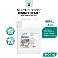 Cleanse360  Multi-Purpose Disinfectant For Hand & Surface [Liquid Refill - 5000ml / 5L/ 5Liter ]