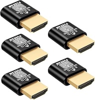 HDMI Dummy Plug 4K HDR,4K@60Hz、1440P@120/144Hz、1080P@120/144/240Hzedid Emulator Virtual Display Adap