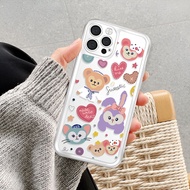 photo frame case for iphone 14ProMax 14pro 13 11 12 7 Plus X XR star delu duffy bear cover