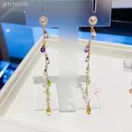 ◘❧☌50% off Festaria 2021 spring 10k gold colored gemstone tassel earrings / bracelet soso rabbit Jap
