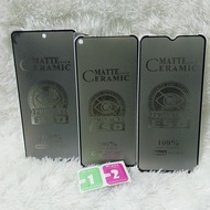 TG Tempered Glass Spy Ceramic Vivo Y22/Y35/Y16/Y28/Y100/Y03/Y18 Anti-Scratch Spy Ceramic Black Scree