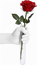 1 White Wall Mounted Hand Vase, Halloween Decoration, Indoor Gothic Horror Decor, Metal Wall Sculptu