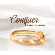 [BG5037] Zhulian Gelang tangan Donut Emas Saduran/ Gold Plated Bangle Jewellery