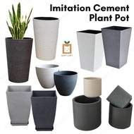 Plant Pot Imitation cement pot Imitation Pot Imitation Flower Pot Home Decoration Flower Pot Large Plant Pot