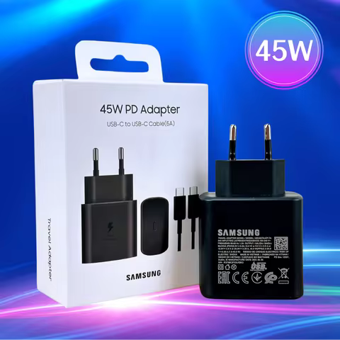 Original Samsung 45W Charger Type C EU Super Fast Charge Adapter For Galaxy Z Flip Fold 5 4 3 2 S24 