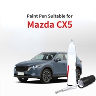 Paint Pen Suitable for Mazda CX5 Pearlescent White Car Special Crystal Soul Red Scratch Repair Paint
