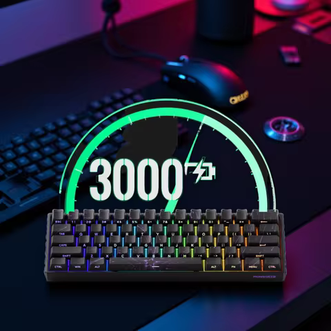 MONSGEEK FUN60 PRO&MAX HE Machanical Keyboard Magnetic Switch 60% Wireless Gaming Keyboard Rapid Tri