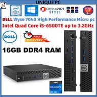 Dell Wyse 7040  Intel Quad Core i5-6500TE up to 3.3GHz,16GB DDR4, High Performance Business PC Suppo