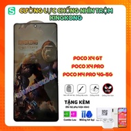 KingKong Anti-Peeping Tempered Glass for POCO X4 GT / X4 Pro / Poco M4 Pro 4G 5G - Privacy Security