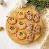 New Style Persimmon Peanut Shape Creative Biscuit Cookie Baking Tool 3D Cute ins Cartoon DIY Househo