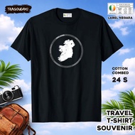 IRLANDIA SOUVENIR T-SHIRT 15 WEAR STATETAG ASAL IRELAND COTTON 24S SOUVENIR PREMIUM GIFT