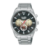 ALBA Men Chronograph Stainless Steel Date Watch VD53-X394SBLK