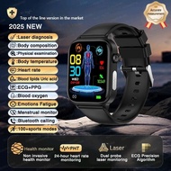 2025 Smart Watch for Men Women ECG + PPG + HRV Blood Pressure Heart Rate Monitor Bluetooth Calls Sle