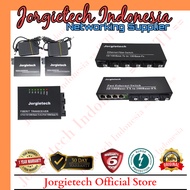 Jorgietech Ethernet Fiber Converter Switch Optical Converter Single Mode Fiber Switch