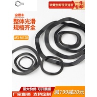 65 Manganese Wave-Shaped Washer Wave-Shaped Elastic Washer Three-Wave Peak Spring Washer M3M4M5M6M8M