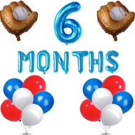 (SG SELLER) 6 months Party Decoration, Baseball Party 6 months Birthday Decor Set Birthday Baseball 