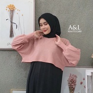 Knit BOLERO CROP / WOMEN'S KNIT BATWING CROP TOP - BATWING TOP