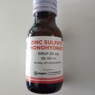 Zinc Sulfate Monohydrate 20 Mg/5 Ml Sirup Mepro 60 Ml (Botol 60 Ml)