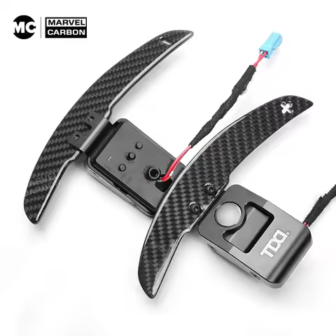 MC Carbon Fiber Magnetic Steering Wheel Paddle Shifters For BMW F G Car Chassis BMW 7 8 Series F01 F