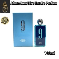 Afnan 9am Dive Eau De Parfum Spray Unisex 3.4oz (100 ml) Brand New Item