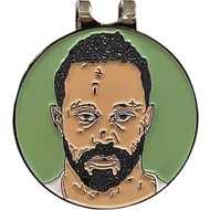 Premium Unique Enamel Magnetic Golf Ball Marker and Hat Clip with Iconic Tiger Mug Shot Design - Gol