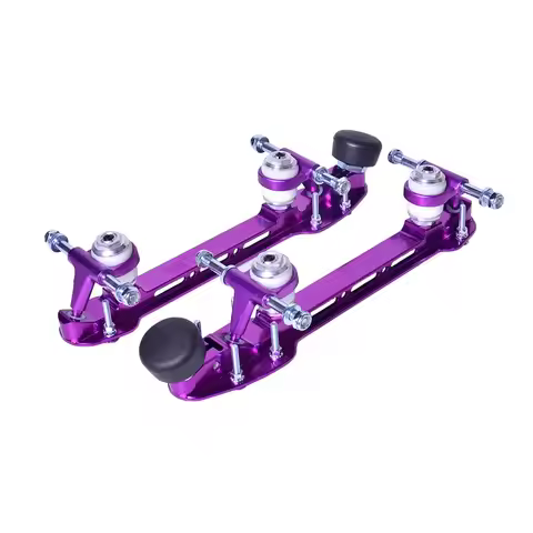 Aluminum quad skate plates size 214mm/224mm/242mm/258mm/274mm/308mm with stopper color gold