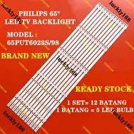 65PUT6023S/98 65" LED TV BACKLIGHT(LAMPU TV) PHILIPS 65 INCH LED TV 65PUT6023
