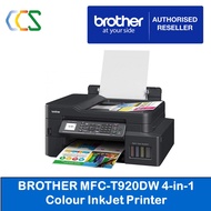 March 2024 Promotion for Brother MFC-T920DW Refill Tank System 4-In-1 Printer  A4 Inktank Multi-Function Centre (MFC) MFCT920DW T920 920DW 920 T920dw Wireless Colour Ink Tank Printer | Refill Ink Tank | Print, Scan, Copy, Duplex, WiFi [Ready Stock]