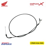 CABLE COMP. B, THROTTLE(17920-K1A-N01)100% ORI HONDA GENUINE PART - BEAT 110