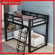 Attic bed, large double bed, elevated bunk bed, space saving loft bed, adult/bed frame/床架