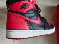 中古極新 Nike Air Jordan 1 Retro High OG Bred 黑紅 US8.5 AJ1 櫻木花道 2016