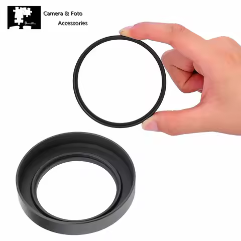 52mm UV Filter Metal Lens Hood For Nikon Nikkor Z 28mm F2.8 (SE) & Z 40mm F2 Lens on Zf Z7 Z6 III II