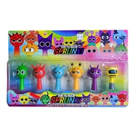 6in1 Sprunki Model Toys Birthday Cake Ornaments